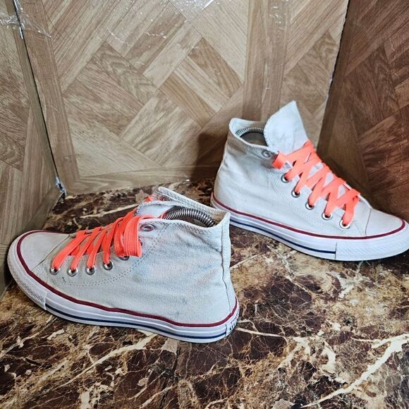 Converse women's All Star hi-top fashion dirty look size 7. 206 - Picture 8 of 12